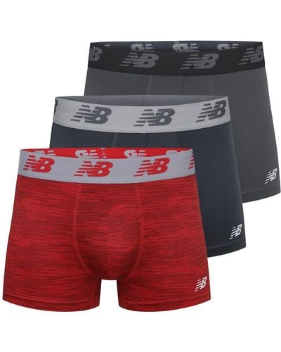 New Balance 3" Boxer Brief No Fly - Red