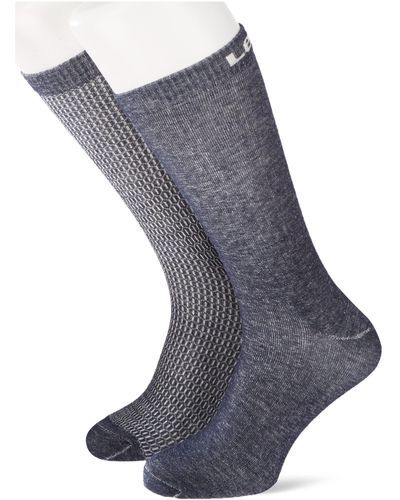 Levi's Denim Sock Crew-sokken - Blauw