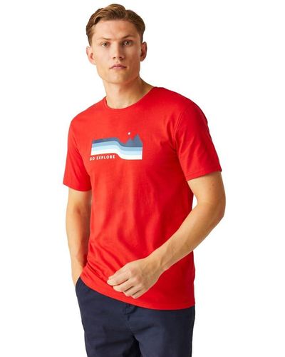 Regatta Cline VIII T-shirt à manches courtes pour homme - Rouge