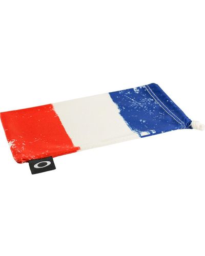 Oakley BORSE bandiera Francia MICRO GRANDE Microbags & Cleaning Kit - Rosso