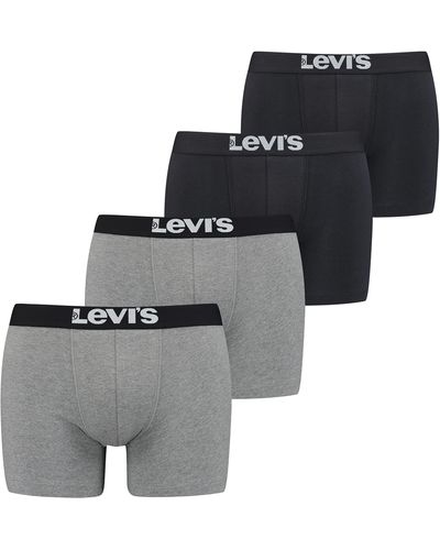 Levi's Solid Basic Boxer Brief - Zwart