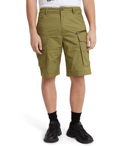 G-Star RAW Rovic Zip Relaxed Shorts - Green