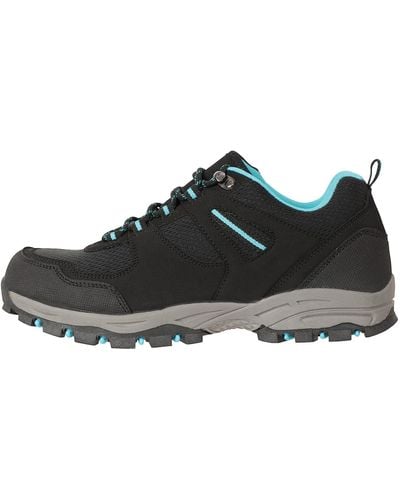 Mountain Warehouse Mcleod Womens Walking Shoes - Lightweight, Warm, Durable, Breathable, Mesh Lining, Sturdy Grip, Rubber - Black
