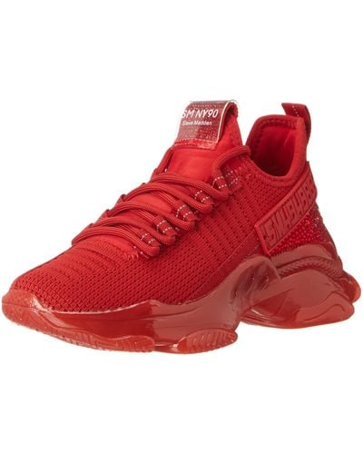 Steve Madden Maxima Trainers - Red