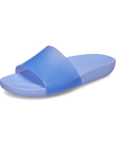 Crocs™ Splash Glossy Slides - Blue