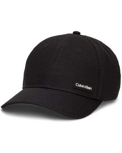 Calvin Klein Cap Elevated Patch Basecap - Schwarz