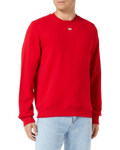 DIESEL S-Ginn-d Sweat-Shirt Sweatshirt - Rot