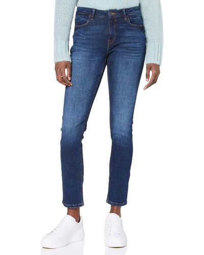 Esprit Stretch-Jeans aus Organic Cotton - Blau