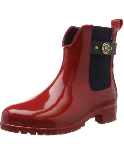 Tommy Hilfiger O1285xley 13r Chelsea Boots - Red