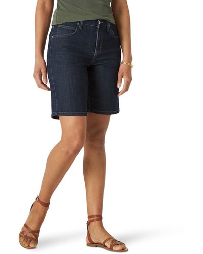 Lee Jeans Relaxed Fit Bermuda Shorts - Blau