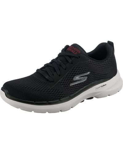 Skechers Gowalk 6-athletic Workout Walking Shoes With Air Cooled Foam Trainers - Black