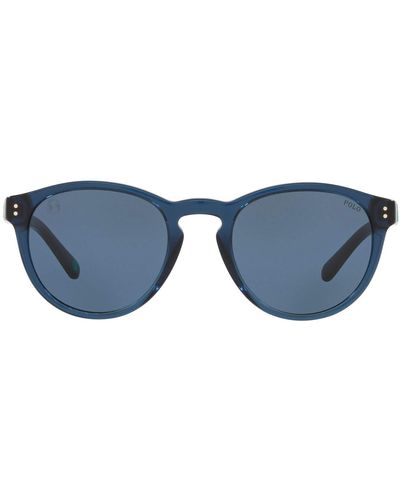 Polo Ralph Lauren Ph4172 Round Sunglasses - Black