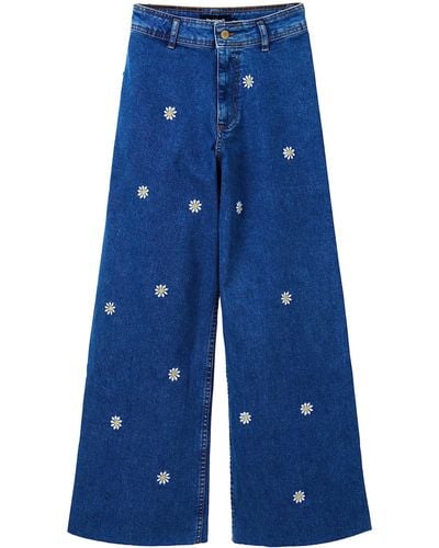 Desigual Denim_Ideas 5053 Pantalones Informales - Azul