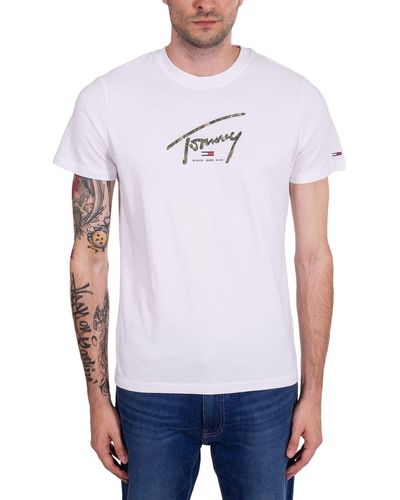 Tommy Hilfiger Tommy Hilfiger Jeans T-shirt Uomo - White