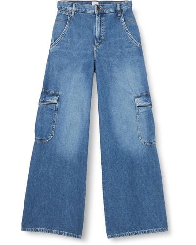 Lee Jeans Cargo Slouch Jeans - Blu
