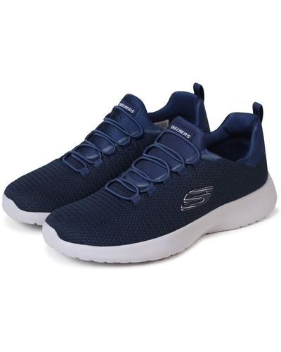 Skechers S Dynamight Runners Navy/white 8.5 - Blue