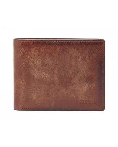 Fossil Wallet For Derrick - Brown