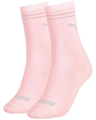 PUMA New Casual Socken Classic 12er Pack - Pink