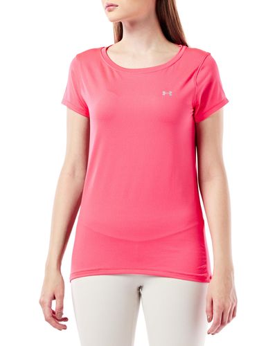 Under Armour S Short Sleeve Performance T-shirt Pink Shock S