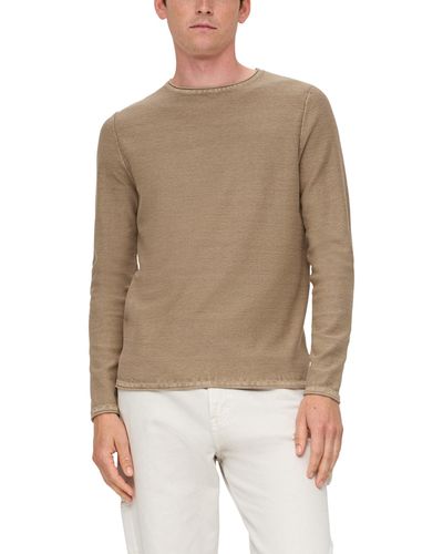 S.oliver Q/S by Pullover Langarm - Natur