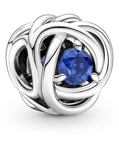 PANDORA Bracelet Charm Moments Bracelets - Gift For Her - Sterling Silver With Blue