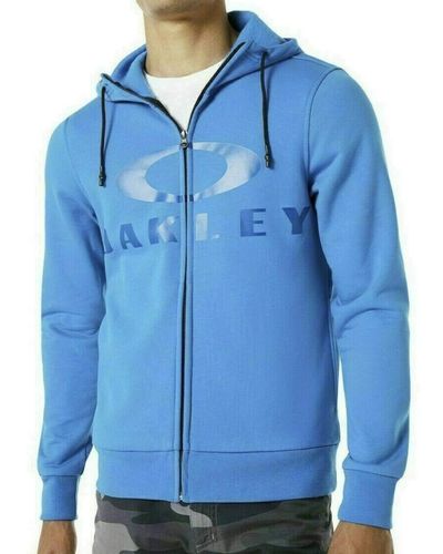 Oakley Bark Fz Hoodie Sweatshirt - Blau