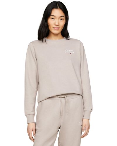Tommy Hilfiger Sweatshirt Without Hood - Natural