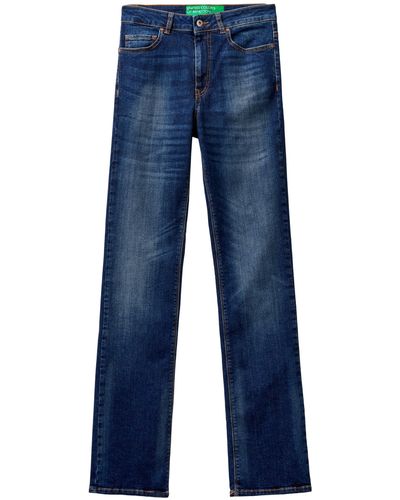 Benetton Trousers 4orhde00g Jeans - Blue