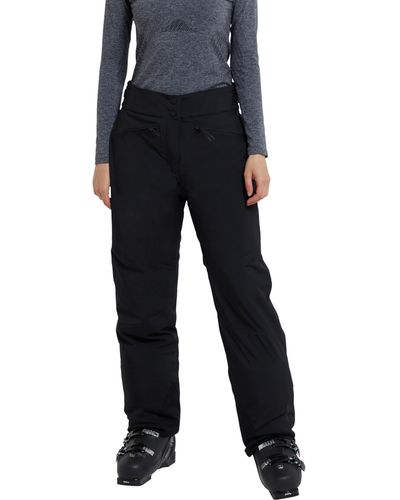 Mountain Warehouse Isola Womens Extreme Ski Trousers - Waterproof, Taped Seams, Breathable - Ideal For Winter Sports, Skiing, - Black