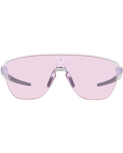 Oakley Oo9248a Corridor Low Bridge Fit Rectangular Sunglasses - Pink