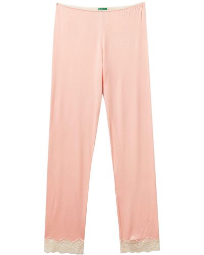 Benetton Trousers 3z123f169 Trousers - Pink