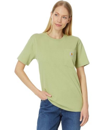Carhartt Wk87 Workwear Pocket Short Sleeve T-shirt - Green
