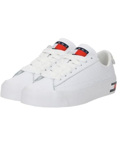 Tommy Hilfiger TJW Vulc Flatform Sneaker Ess - Bianco