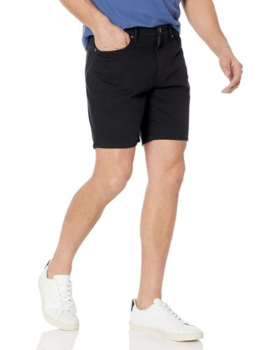 Amazon Essentials Pantalón corto elástico con corte recto - Negro