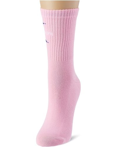 Calvin Klein Jeans Logo Short Socks 1 Pack Crew - Pink