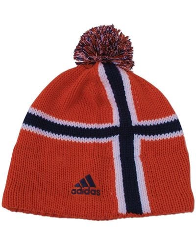 adidas Climawarm Norwegen Fan Beanie orange - Rot