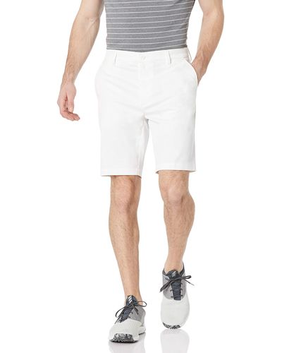 Amazon Essentials Pantalón Corto de Golf Elástico de Ajuste Clásico - Blanco