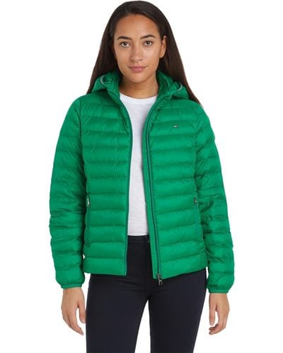 Tommy Hilfiger Lw Padded Global Stripe Jacket Olympic Green 3xl
