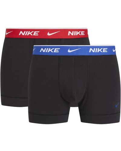 Nike Everyday Cotton Stretch 2er-Pack Trunks 0000KE1085 - Blau