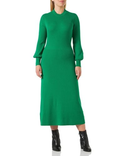 HUGO Slopenny Knitted_dress - Green