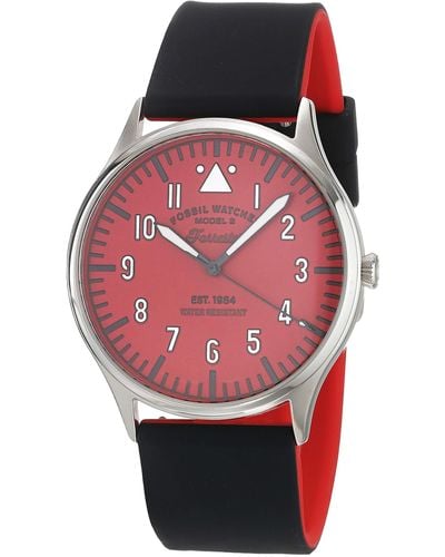 Fossil Fs5616 Silver/red/black One