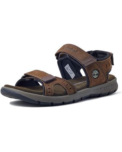 Timberland Governor's Island Leather Strap Sandal - Noir