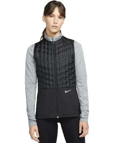 Nike Therma-fit Adv Downfill Running Gilet Size Small S Vest Black