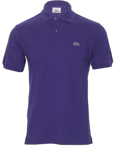 Lacoste L1212-00 Original Short Sleeve Polo Shirt - Purple