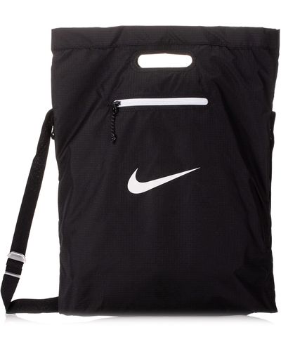 Nike DD1357 Gym Bag unisex-adult black/black/white 1SIZE - Schwarz