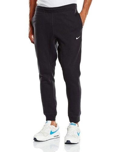 Nike Swoosh Tracksuit Slim Fit Joggers Bottoms- Black - Blue