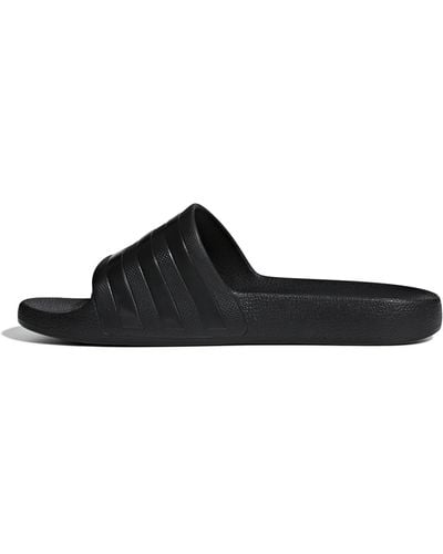 adidas Unisex Adult Adilette Aqua Slide Sandal - Black