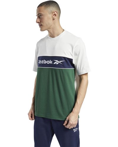 Reebok Adult Cl F Linear Tee T-Shirt - Mehrfarbig