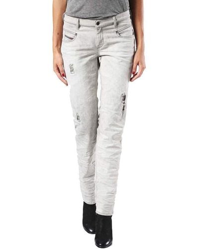 DIESEL Belthy 0676M Jeans Slim Straight - Schwarz