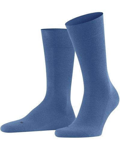 FALKE Sensitive London M So Cotton With Soft Tops 1 Pair Socks - Blue